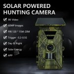 PR903G EU Version 5K HD Night Vision Infrared Hunting Camera with Solar Panel, PR903G US Version – Bild 3