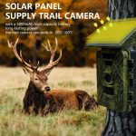 PR903G EU Version 5K HD Night Vision Infrared Hunting Camera with Solar Panel, PR903G US Version – Bild 4