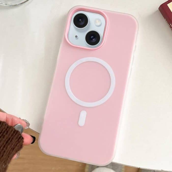 EDA008071407A.jpg Skin Feel MagSafe Magnetic PC Hybrid TPU Phone Case, For iPhone 15, For iPhone 14 Plus – Bild 1