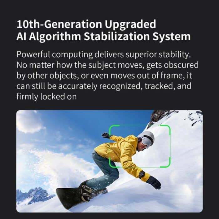 FUNSNAP CM8 Smartphone Stabilizer Foldable 3-axis Anti-shake Vlog Shooting Gimbal, Basic Version, AI Version – Bild 4