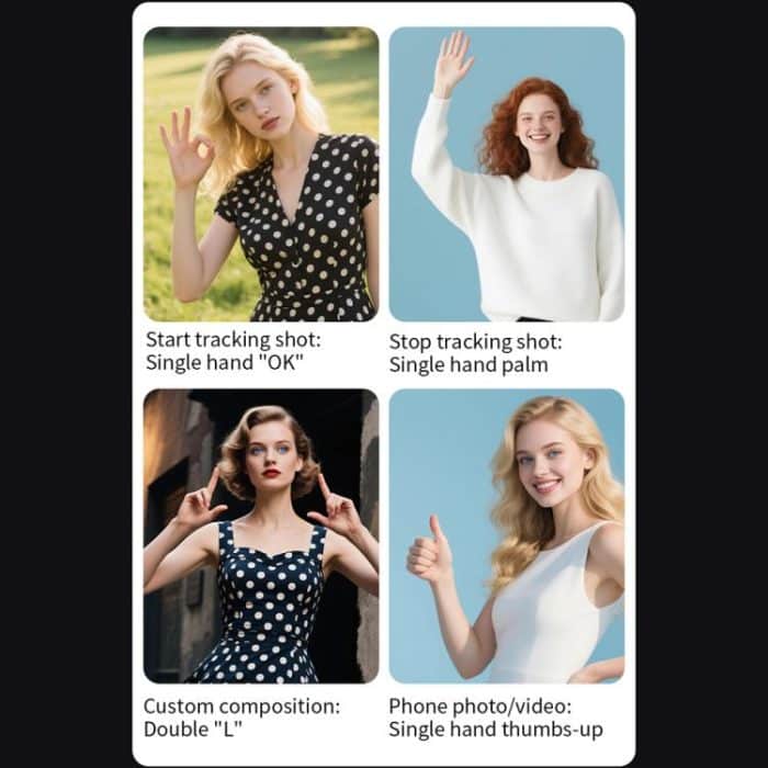 FUNSNAP CM8 Smartphone Stabilizer Foldable 3-axis Anti-shake Vlog Shooting Gimbal, Basic Version, AI Version – Bild 9