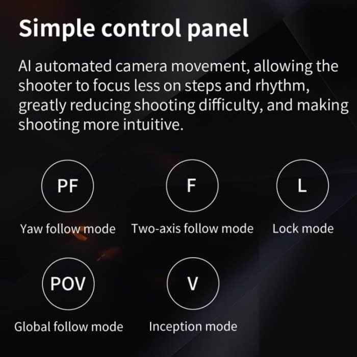 FUNSNAP CM8 Smartphone Stabilizer Foldable 3-axis Anti-shake Vlog Shooting Gimbal, Basic Version, AI Version – Bild 10