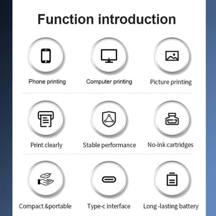 A401 Portable A4 Thermal Printer Educational Tattoo Printer, A401 – Bild 3