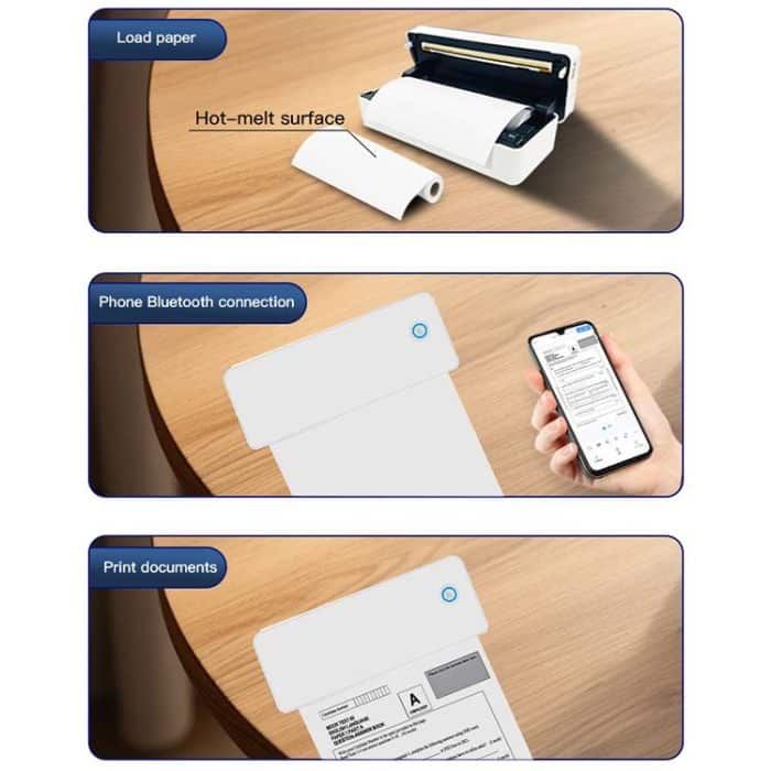 A401 Portable A4 Thermal Printer Educational Tattoo Printer, A401 – Bild 8