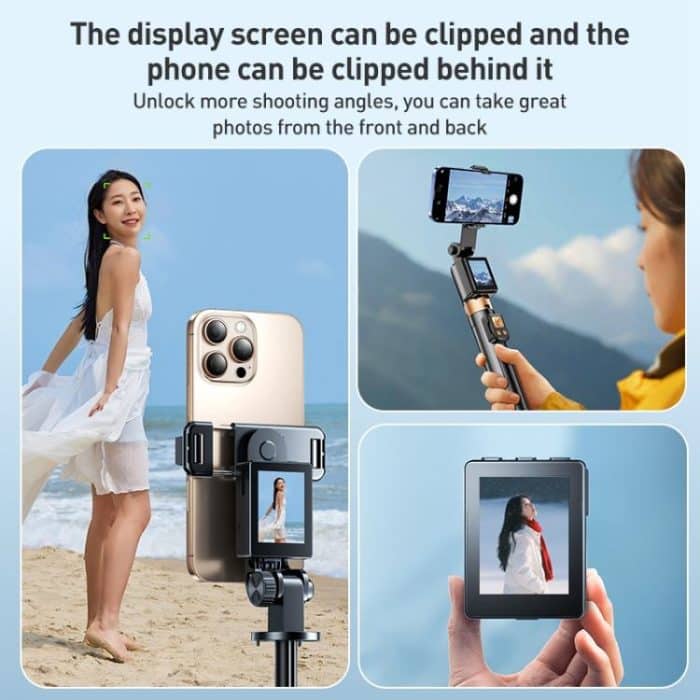 FUNSNAP CL07 Smart Screen-casting Selfie Stick Anti-shake Tripod, CL07 – Bild 7