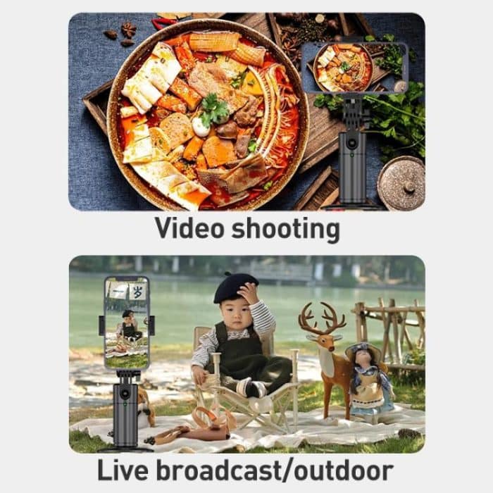 FUNSNAP Q1 Desktop 360 Degree Al Smart Face Tracking PTZ Bracket, Q1 – Bild 12