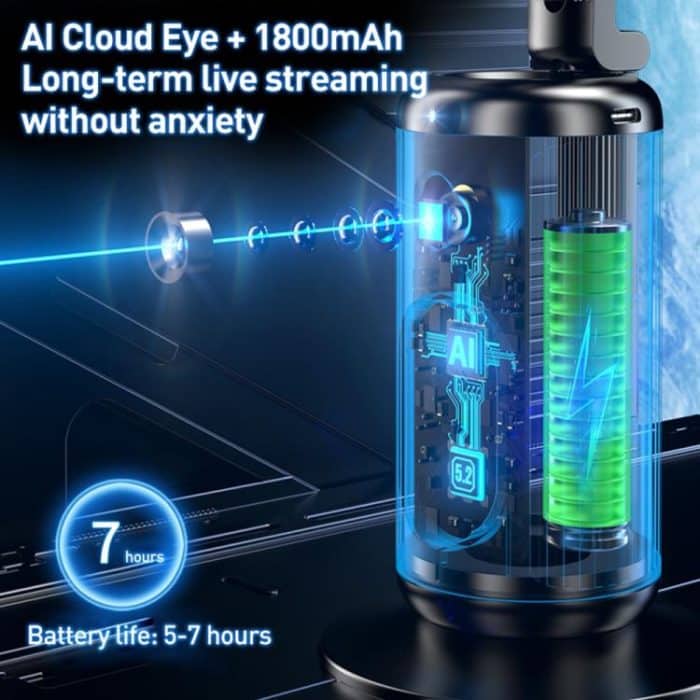 FUNSNAP Q04 Desktop Al Smart Instant Tracking PTZ Bracket, Q04 – Bild 4