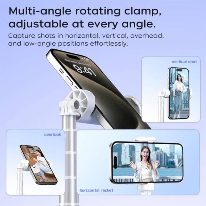 FUNSNAP X96 1.8m Auto Pop Open Tripod Remote Selfie Stick, X96 – Bild 5