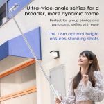 FUNSNAP X96 1.8m Auto Pop Open Tripod Remote Selfie Stick, X96 – Bild 6