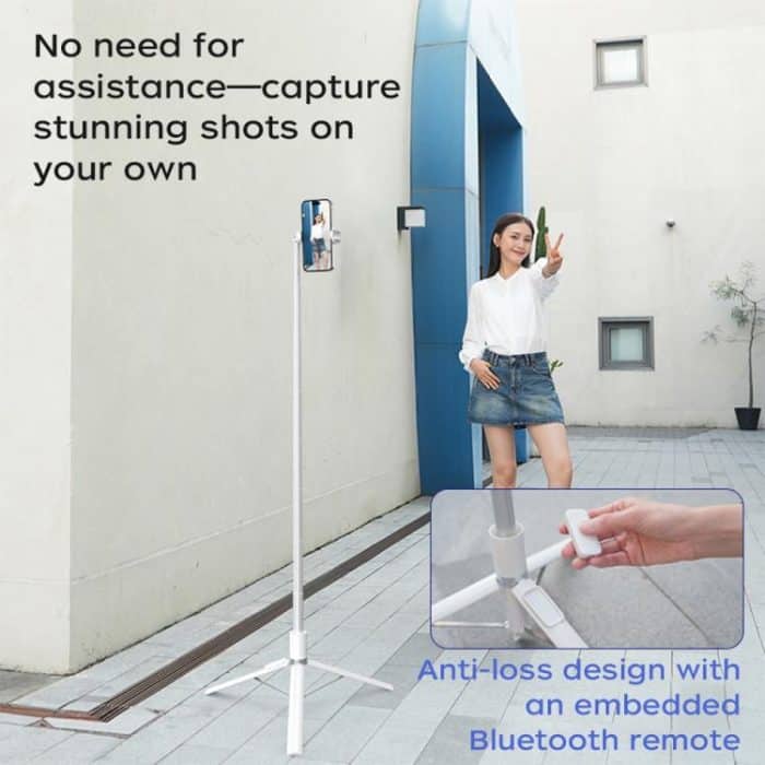 FUNSNAP X96 1.8m Auto Pop Open Tripod Remote Selfie Stick, X96 – Bild 7