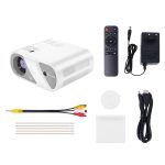 hoco DT1 1280x720P 140ANSI WiFi Bluetooth Wireless Projector Same Screen Version, EU Plug, US Plug – Bild 6