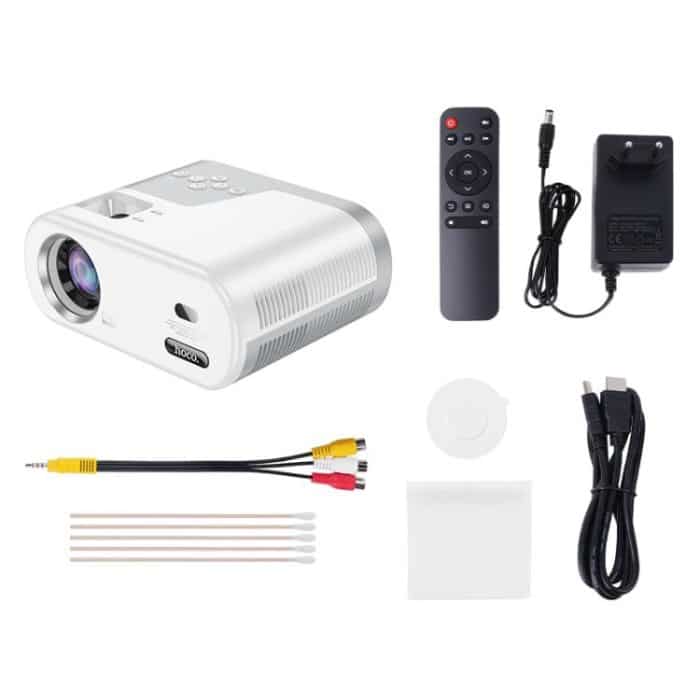 hoco DT2 1280x720P 140ANSI Smart WiFi Bluetooth Projector Android Version, EU Plug – Bild 6