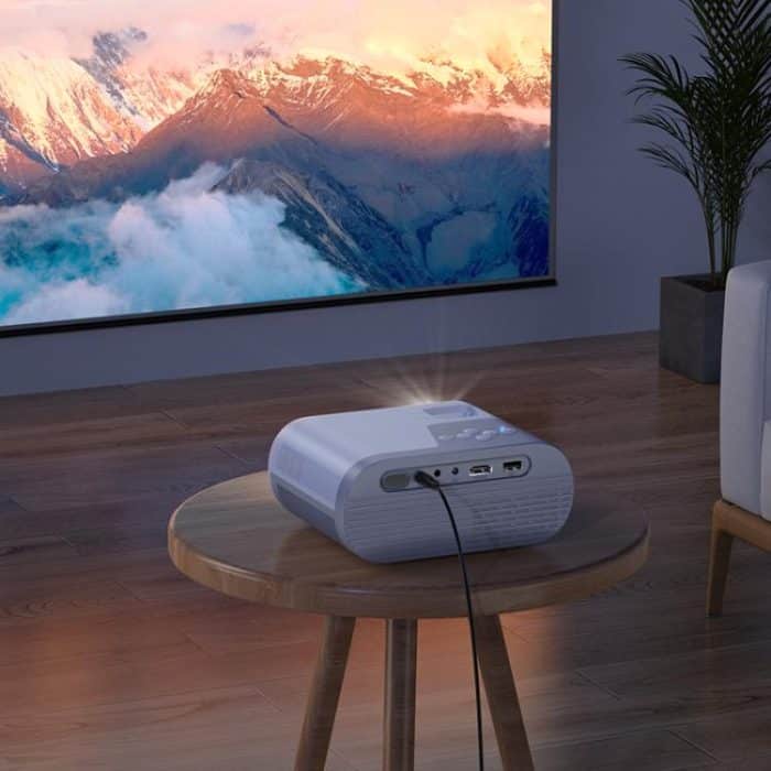 hoco DT2 1280x720P 140ANSI Smart WiFi Bluetooth Projector Android Version, EU Plug – Bild 8