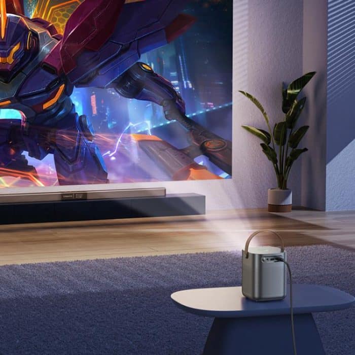 hoco DT4 1280x720P 190ANSI Smart Full Autofocus Projector Android Version, EU Plug, US Plug, UK Plug – Bild 8