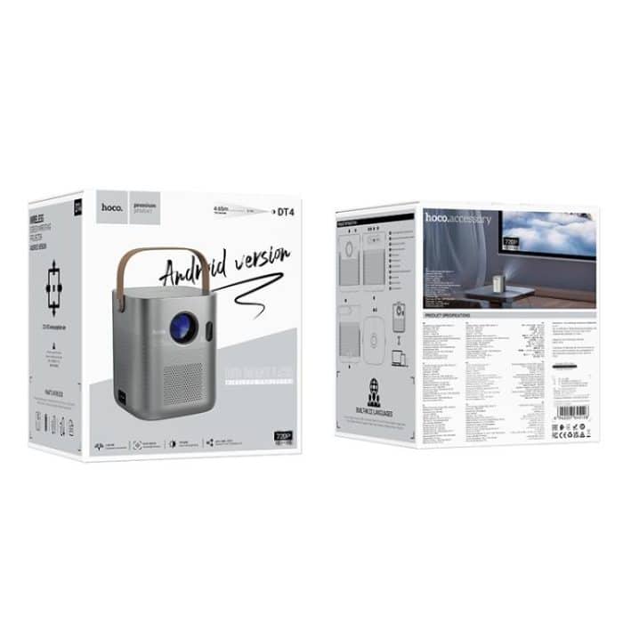hoco DT4 1280x720P 190ANSI Smart Full Autofocus Projector Android Version, EU Plug, US Plug, UK Plug – Bild 10
