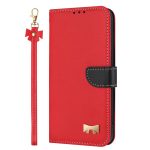 Metal Bow Leather Phone Case with Hand Strap, For iPhone 15, For iPhone 14 / 13, For iPhone 14 Pro, For iPhone 14 Pro Max – Bild 2