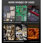 Kaisi 6558 6,5-58X Synchronzoom Trinokular-Stereomikroskop – Bild 4