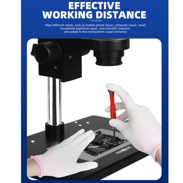 Kaisi 6558 6,5-58X Synchronzoom Trinokular-Stereomikroskop – Bild 10