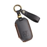 For Kia Carnival Hallmo B087 Crazy Horse Cowhide Car Key Protection Cover, For Kia Carnival