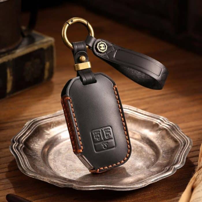 For Kia Carnival Hallmo B087 Crazy Horse Cowhide Car Key Protection Cover, For Kia Carnival – Bild 2
