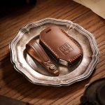 For Kia Carnival Hallmo B087 Crazy Horse Cowhide Car Key Protection Cover, For Kia Carnival – Bild 3