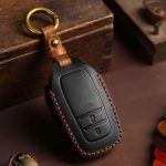 For Toyota Corolla 2-button B110 Crazy Horse Cowhide Car Key Protection Cover, For Toyota Corolla 2-button