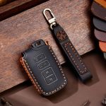 For Toyota North American 3+1-button C013 Crazy Horse Cowhide Car Key Protection Cover, For Toyota North American 3+1-button