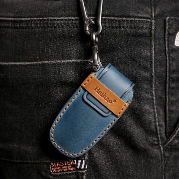 For Toyota North American 4-button C011 Crazy Horse Cowhide Car Key Protection Cover, For Toyota North American 4-button – Bild 8