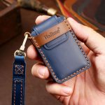 For Volvo XC60 / XC90 / S90 6-button C047 Crazy Horse Cowhide Car Key Protection Cover, For Volvo XC60 6-button, For Volvo XC60 / XC90 / S90 6-button – Bild 3