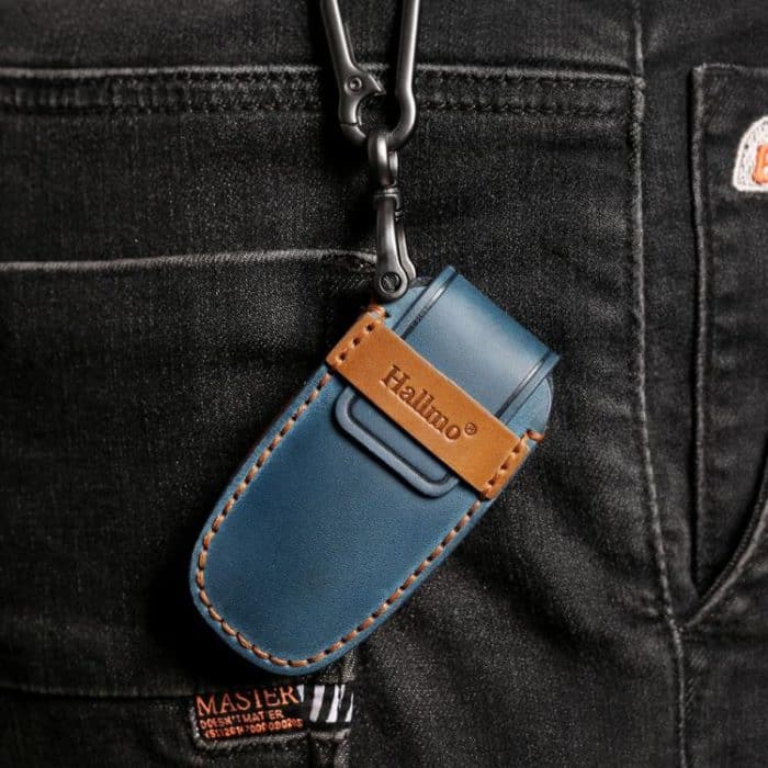 For Volvo XC60 / XC90 / S90 6-button C047 Crazy Horse Cowhide Car Key Protection Cover, For Volvo XC60 6-button, For Volvo XC60 / XC90 / S90 6-button – Bild 8