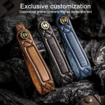 For Kia Carnival SX Hallmo E171 Crazy Horse Cowhide Car Key Protection Cover, For Kia Carnival SX – Bild 3