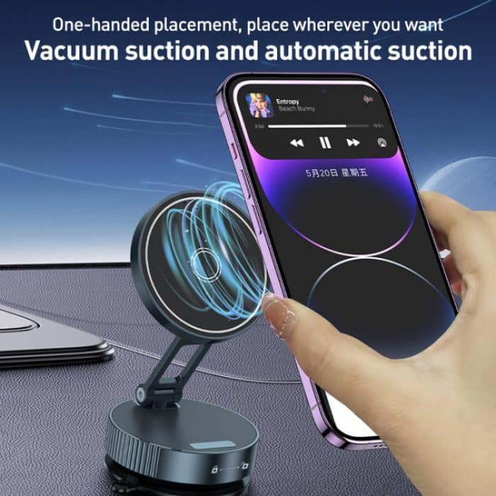 Q11 Vacuum Adsorption Foldable Magnetic Car Holder – Bild 2