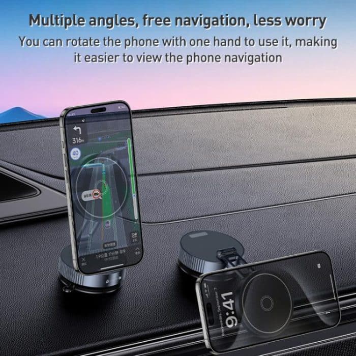 Q11 Vacuum Adsorption Foldable Magnetic Car Holder – Bild 3