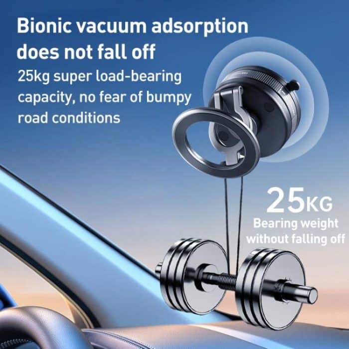 S11 Multifunctional Suction Cup Folding Car Phone Holder – Bild 5