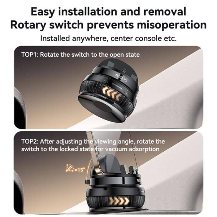 Yesido C272 360 Degree Rotating Car Center Console Phone Holder, C272 – Bild 4