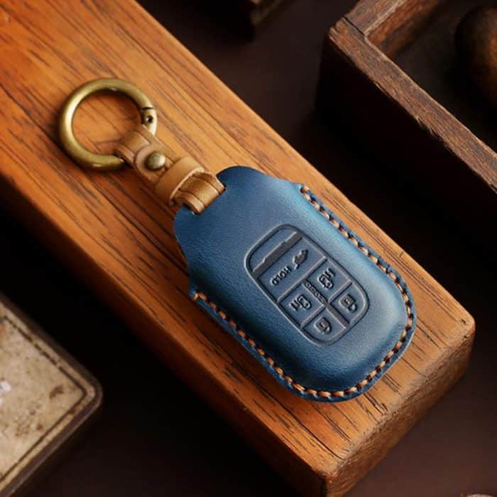 For Honda Odyssey 2024 Hallmo Crazy Horse Cowhide Car Key Protection Cover, For Honda Odyssey 2024 2-button, For Honda Odyssey 2024 5-button, For Honda Odyssey 2024 6-button – Bild 2