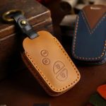 For Lexus RX270 / ES240 / LX570 Hallmo Crazy Horse Cowhide Car Key Protection Cover, For Lexus RX270 3-button, For Lexus RX270 4-button – Bild 2