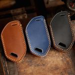 For Kia K3 / K5 2024 Hallmo Crazy Horse Cowhide Car Key Protection Cover, For Kia K3 5-button, For Kia K3 6-button, For Kia K3 7-button – Bild 3