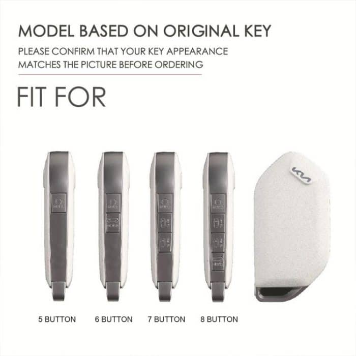 For Kia K3 / K5 2024 Hallmo Crazy Horse Cowhide Car Key Protection Cover, For Kia K3 5-button, For Kia K3 6-button, For Kia K3 7-button – Bild 9