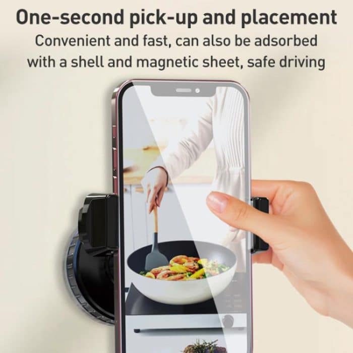 CC-T26C Vacuum Adsorption Magnetic Car Phone Holder – Bild 5