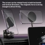 CC-T30-2F Vacuum Adsorption Alloy Magnetic Car Phone Holder – Bild 5