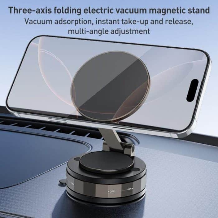 CC-T30-2 Vacuum Adsorption Rotating Magnetic Car Phone Holder – Bild 2