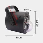 3-in-1 RGB Laser Light LED Stage Voice Control Magic Ball Lamp, No Remote Control, With Remote Control – Bild 3