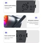 3-in-1 RGB Laser Light LED Stage Voice Control Magic Ball Lamp, No Remote Control, With Remote Control – Bild 6