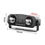 Double Magic Ball Laser Light LED Water Ripple RGB Rotating Stage Lamp, USB-IN, US Plug, EU Plug – Bild 2