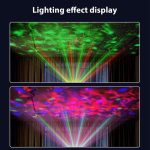 Double Magic Ball Laser Light LED Water Ripple RGB Rotating Stage Lamp, USB-IN, US Plug, EU Plug – Bild 5