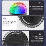 Stripe Magic Ball Light LED RGB Rotating Stage Lamp, No Remote Control, With Remote Control – Bild 7