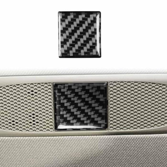 For Tesla Model 3 2019-2022 / Model Y 2019-2024 Carbon Fiber Car Emergency Light Button Decorative Sticker, For Tesla Model 3 2019-2022 / Model Y 2019-2024 Car Emergency Light Button – Bild 1