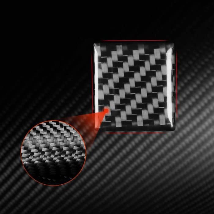 For Tesla Model 3 2019-2022 / Model Y 2019-2024 Carbon Fiber Car Emergency Light Button Decorative Sticker, For Tesla Model 3 2019-2022 / Model Y 2019-2024 Car Emergency Light Button – Bild 4