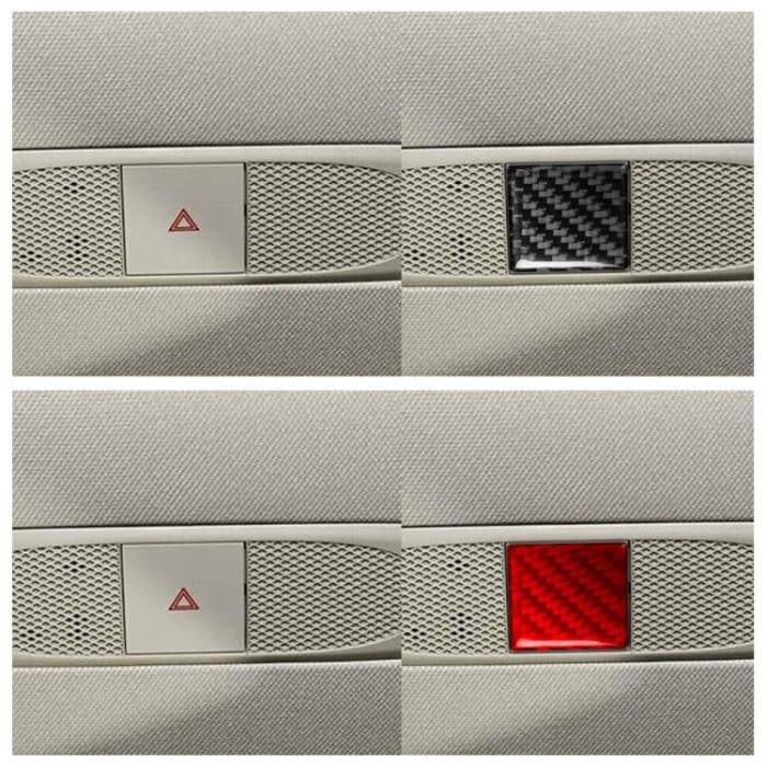 For Tesla Model 3 2019-2022 / Model Y 2019-2024 Carbon Fiber Car Emergency Light Button Decorative Sticker, For Tesla Model 3 2019-2022 / Model Y 2019-2024 Car Emergency Light Button – Bild 6